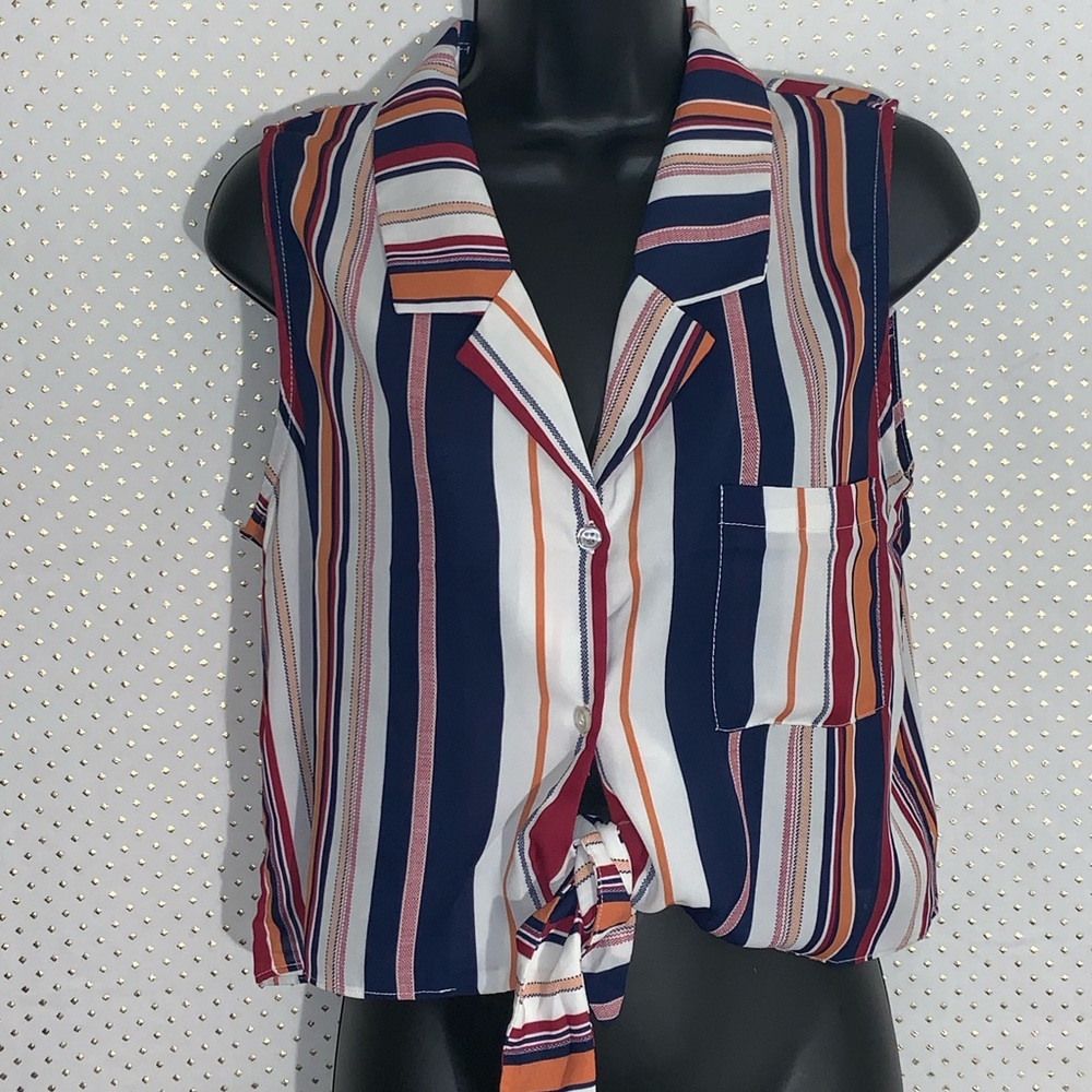 Shinestar Sleeveless Blouse - Size L
